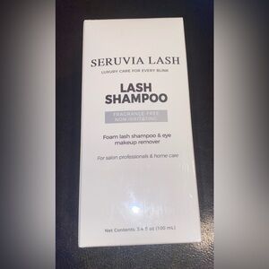 NEW Seruvia Lash Shampoo Foam 3.4oz | Fragrance-Free | Lash Extension Safe